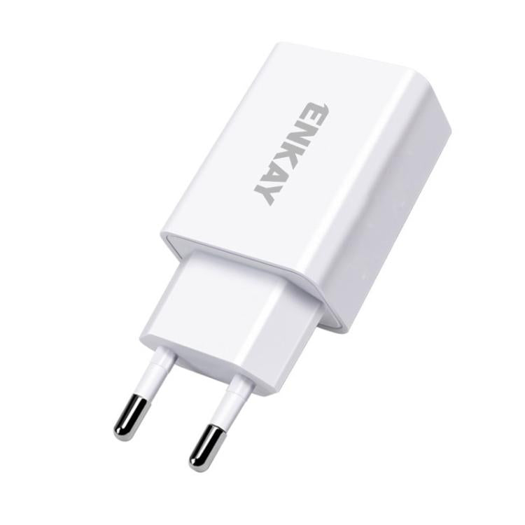 Caricabatterie da parete USB ENKAY da 10 W, adattatore di alimentazione 5 V 2 A, EU Plug, US Plug