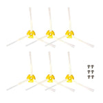 JUNSUNMAY Set di 6 spazzole laterali triangolari per iRobot Roomba serie 800/900, Triangle Side Brush