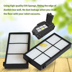 JUNSUNMAY Set di 4 filtri di pulizia con spazzola per iRobot Roomba serie 800/900, Clean Filter