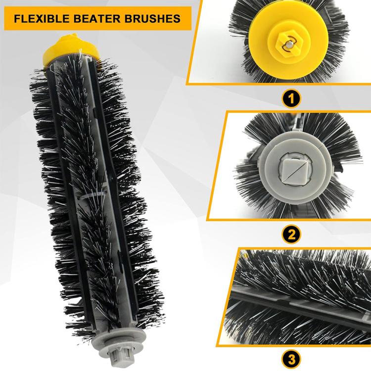 Spazzola principale di pulizia JUNSUNMAY per iRobot Roomba serie 700, 1pcs Main Clean Brush, 2pcs Main Clean Brush