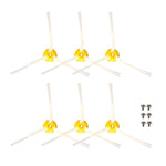 JUNSUNMAY Set di 6 spazzole laterali triangolari per iRobot Roomba serie 700, Triangle Side Brush