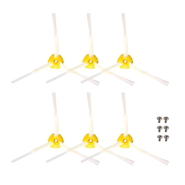 JUNSUNMAY Set di 6 spazzole laterali triangolari per iRobot Roomba serie 700, Triangle Side Brush