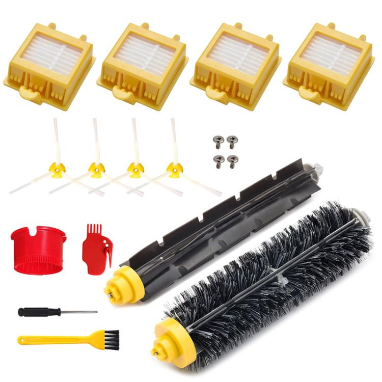 JUNSUNMAY Kit di ricambi per spazzatrice da 14 pezzi per iRobot Roomba serie 700, 14pcs/Set Replacement Parts Kit
