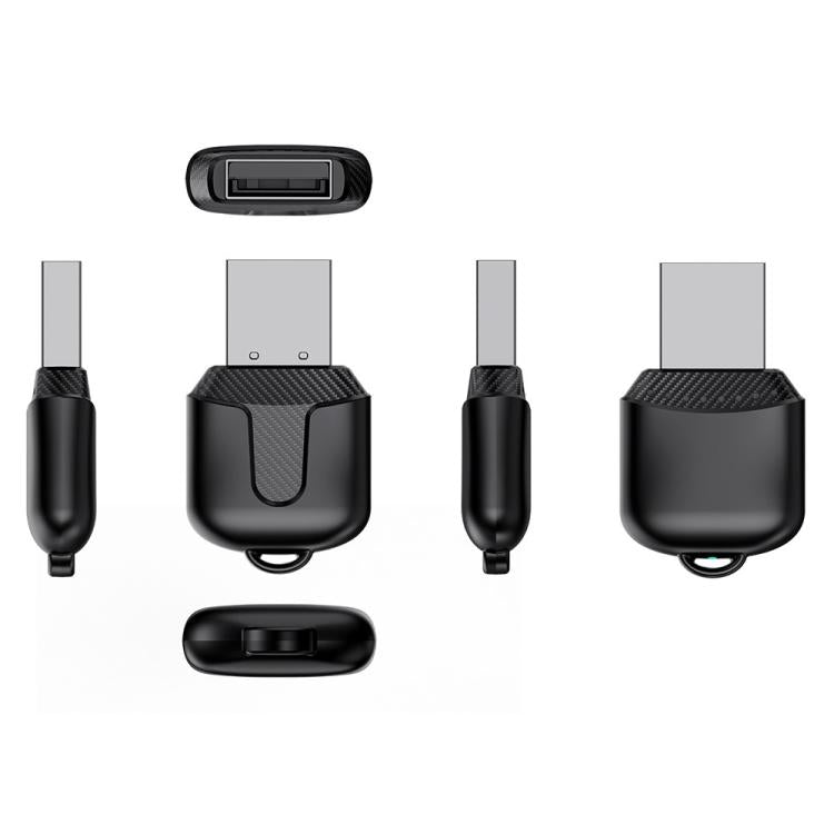 M25 Bluetooth 5.4 AI Box USB Dongle 2 in 1 per CarPlay / Android Auto Adattatore da cablato a wireless per auto, M25
