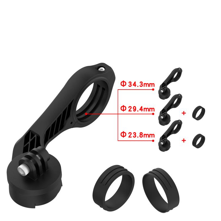 Supporto per cronometro da mountain bike in due sezioni con estensione, For Garmin Edge Series