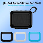 Custodia protettiva in morbido silicone antiurto per altoparlante Bluetooth JBL GO4 Outdoor.