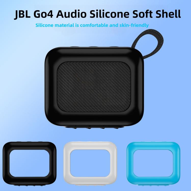 Custodia protettiva in morbido silicone antiurto per altoparlante Bluetooth JBL GO4 Outdoor.