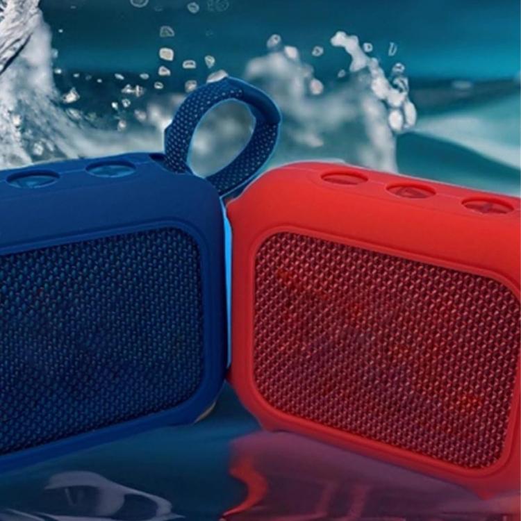 Custodia protettiva in morbido silicone antiurto per altoparlante Bluetooth JBL GO4 Outdoor.