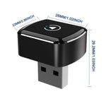 Adattatore USB Bluetooth WiFi Dual Band M26 5.8G / 2.4G 2 in 1 per CarPlay / Android Auto, M26