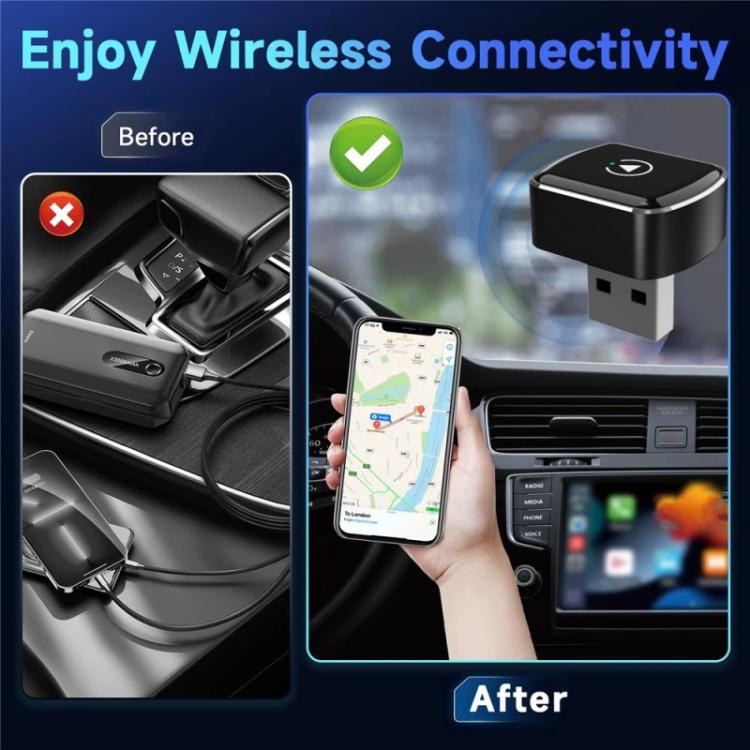 Adattatore USB Bluetooth WiFi Dual Band M26 5.8G / 2.4G 2 in 1 per CarPlay / Android Auto, M26