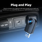 M27 Adattatore per auto da cablato a wireless per CarPlay/Android Auto 2 in 1 Plug and Play USB AI Box, M27