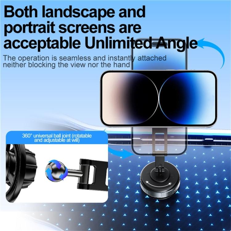 Supporto magnetico per telefono da cruscotto auto con ventosa JY25-8, JY25-8