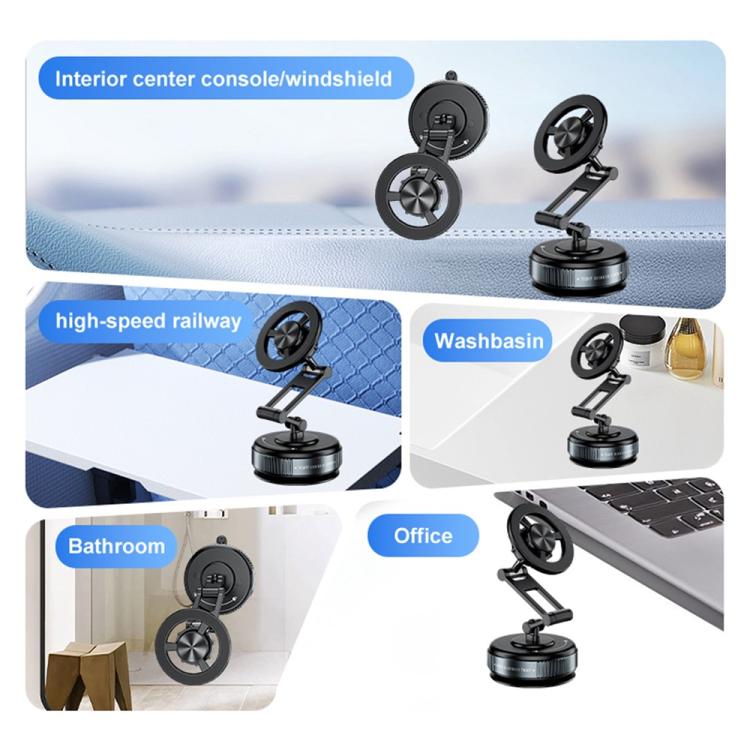Supporto magnetico per telefono da cruscotto auto con ventosa JY25-8, JY25-8