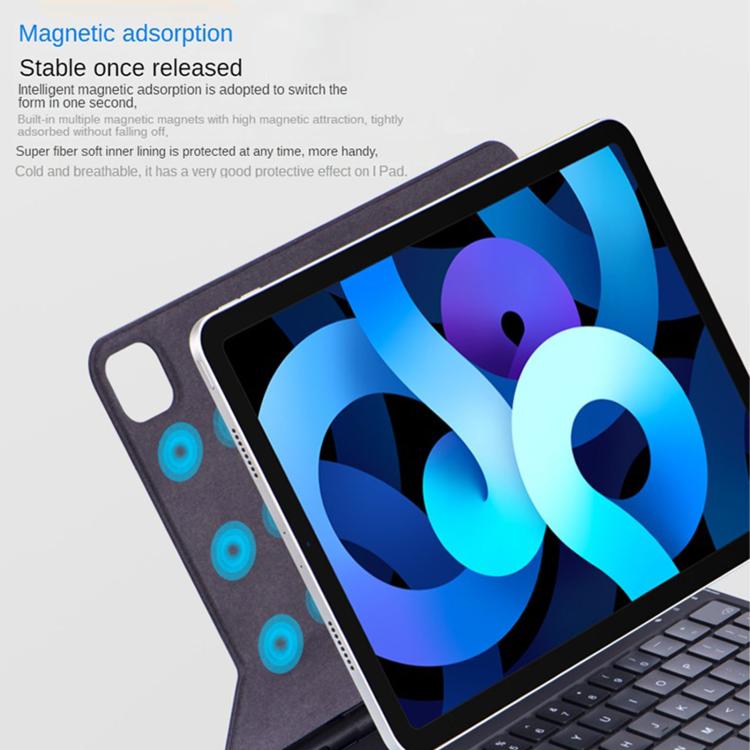 Tastiera Magic Keyboard con touchpad integrato e custodia protettiva magnetica integrata, For iPad Air 11 2025 / 2024 / Pro 11