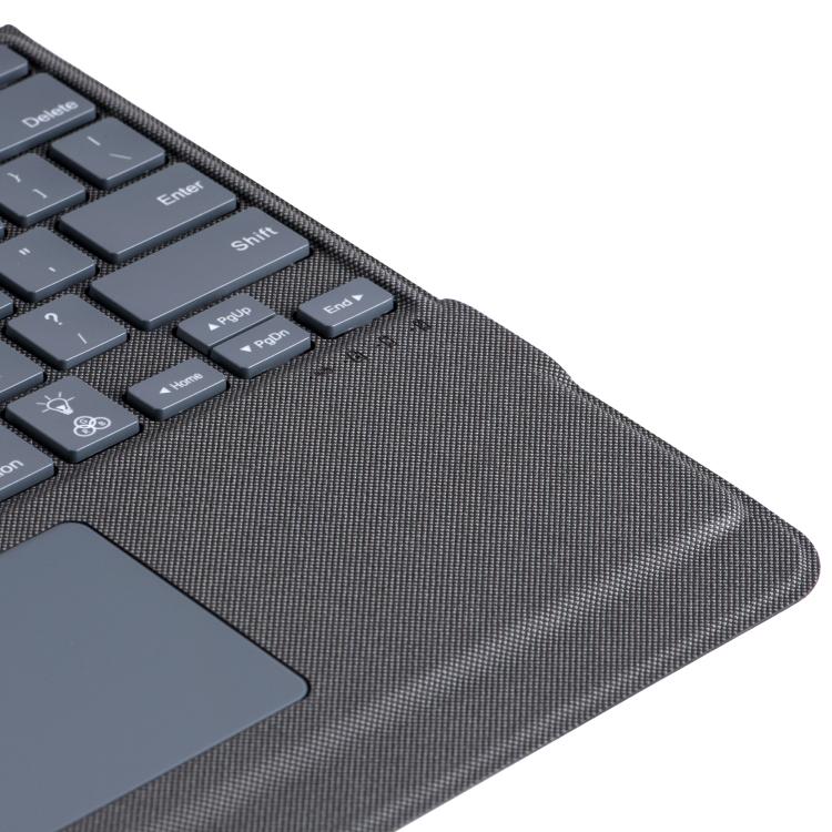 Tastiera Bluetooth divisa con retroilluminazione, custodia protettiva magnetica con airbag ai quattro angoli., For iPad Air 13 2025 / 2024 / Pro 12.9