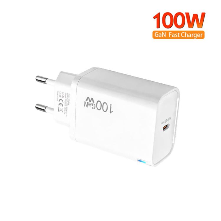 Caricabatterie TE-PD46 GaN 100W PD 45W con protocollo completamente compatibile, spina UE
