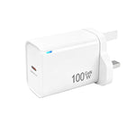 Caricabatterie TE-PD46 GaN 100W PD 45W con protocollo completamente compatibile, spina UK