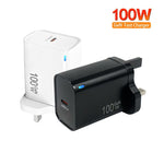 Caricabatterie TE-PD46 GaN 100W PD 45W con protocollo completamente compatibile, spina UK