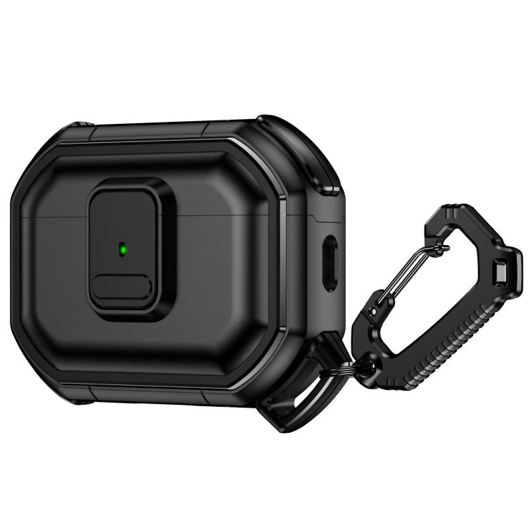Custodia PC antiurto con moschettone per AirPods Pro 2