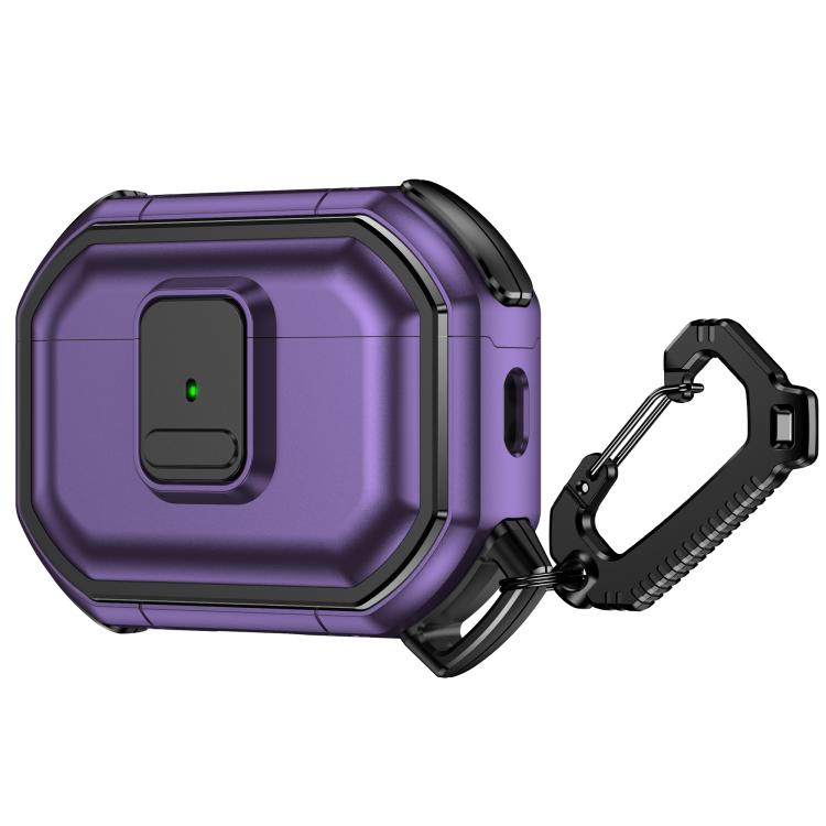 Custodia per cuffie in PC antiurto con chiusura a scatto e moschettone., For AirPods Pro 3, For AirPods Pro 2