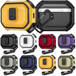 Custodia per cuffie in PC antiurto con chiusura a scatto e moschettone., For AirPods Pro 3, For AirPods Pro 2