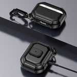 Custodia per cuffie in PC antiurto con chiusura a scatto e moschettone., For AirPods Pro 3, For AirPods Pro 2