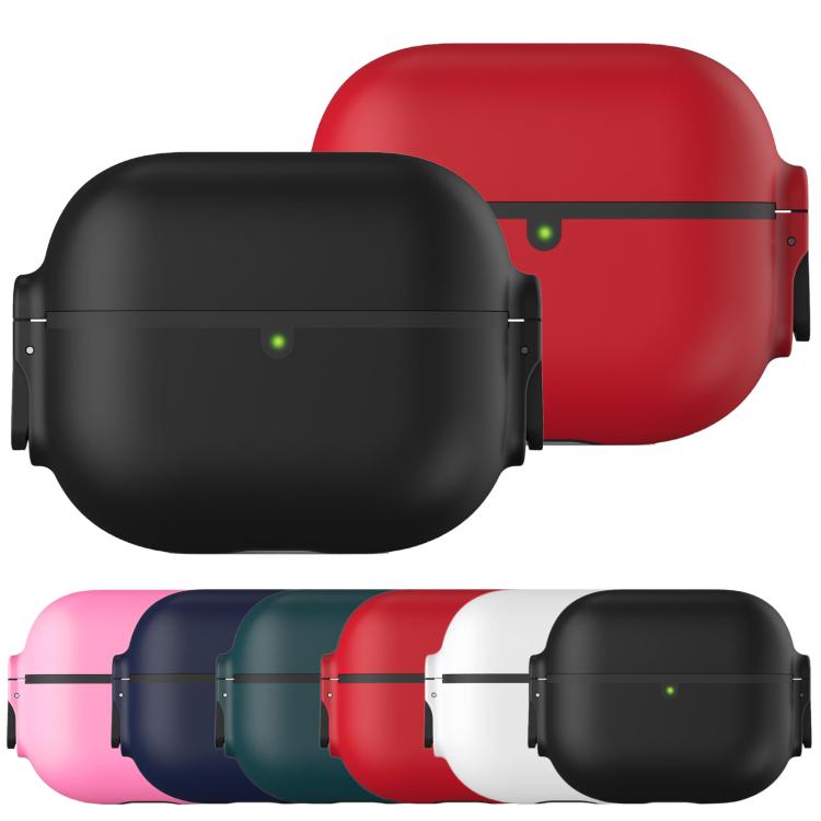 Cover protettiva per auricolari PC con interruttore a molla bilaterale e moschettone., For AirPods Pro 3, For AirPods Pro 2