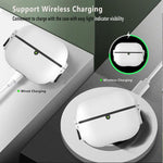 Cover protettiva per auricolari PC con interruttore a molla bilaterale e moschettone., For AirPods Pro 3, For AirPods Pro 2
