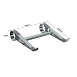 0022 For Home / Office Desktop Riser Cooling Pad Foldable Storage Portable Aluminum Laptop Stand