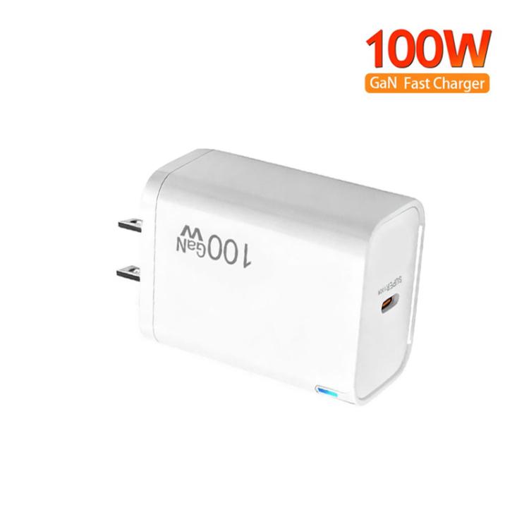 Caricabatterie TE-PD46 GaN 100W PD 45W completamente compatibile con cavo dati da Type-C a Type-C, spina USA