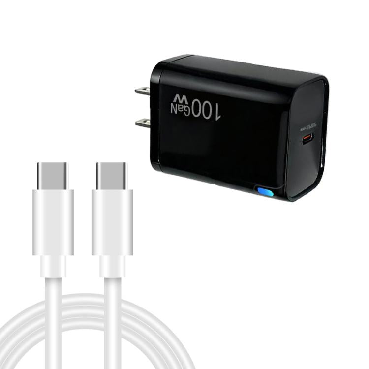 Caricabatterie TE-PD46 GaN 100W PD 45W completamente compatibile con cavo dati da Type-C a Type-C, spina USA