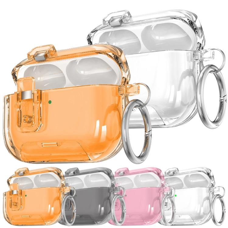Custodia protettiva in TPU con fibbia magnetica a forma di stella e anello per le dita per auricolari., For AirPods Pro 3