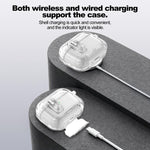Custodia protettiva in TPU con fibbia magnetica a forma di stella e anello per le dita per auricolari., For AirPods Pro 3