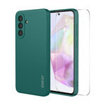 Custodia per telefono ENKAY in morbido silicone liquido antiurto con ampia pellicola protettiva sui bordi arrotondati., For Samsung Galaxy A57 5G, For Samsung Galaxy A37 5G