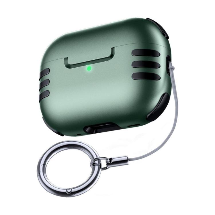 Copertura protettiva antiurto con airbag a copertura totale e anello per cordino., For AirPods Pro 2