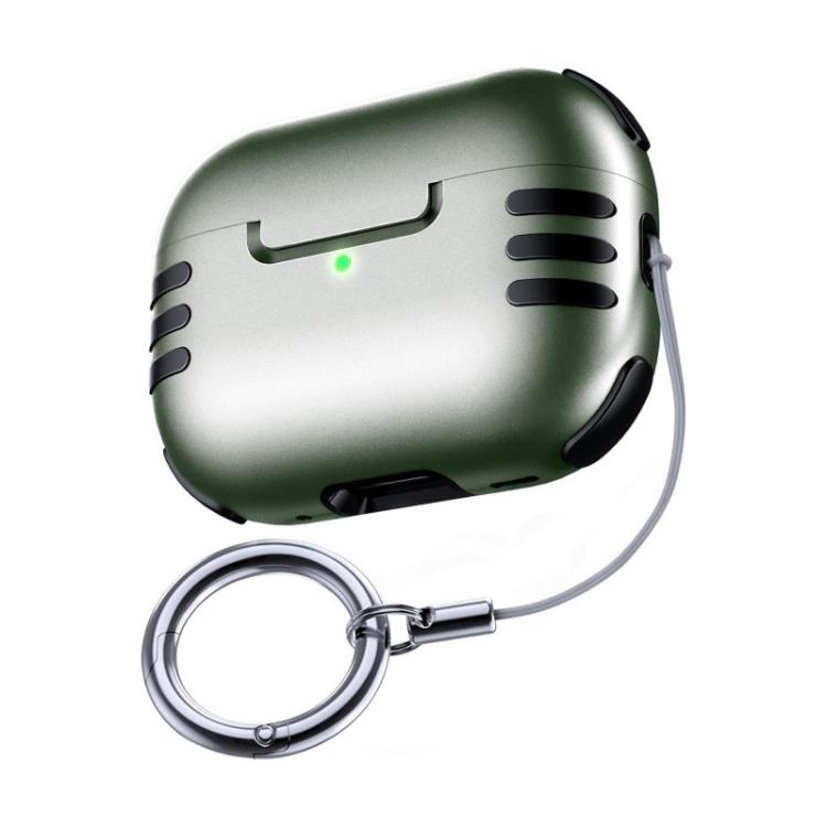Copertura protettiva antiurto con airbag a copertura totale e anello per cordino., For AirPods Pro 2