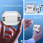 Copertura protettiva antiurto con airbag a copertura totale e anello per cordino., For AirPods Pro 2