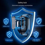 Custodia protettiva per auricolari con fibbia di sicurezza in fibra di carbonio e moschettone Armor, For AirPods Pro 2