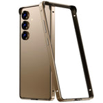 Custodia per telefono con cornice di raffreddamento antiurto a quattro angoli in metallo e silicone ibrido., For Samsung Galaxy S25 5G, For Samsung Galaxy S25+ 5G, For Samsung Galaxy S25 Ultra 5G, For Samsung Galaxy S24 Ultra 5G
