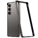 Custodia per telefono con cornice di raffreddamento antiurto a quattro angoli in metallo e silicone ibrido., For Samsung Galaxy S24+ 5G, For Samsung Galaxy S24 5G