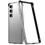 Custodia per telefono con cornice di raffreddamento antiurto a quattro angoli in metallo e silicone ibrido., For Samsung Galaxy S24+ 5G, For Samsung Galaxy S24 5G