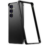 Custodia per telefono con cornice di raffreddamento antiurto a quattro angoli in metallo e silicone ibrido., For Samsung Galaxy S24+ 5G, For Samsung Galaxy S24 5G