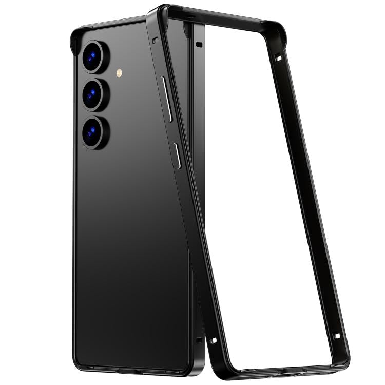Custodia per telefono con cornice di raffreddamento antiurto a quattro angoli in metallo e silicone ibrido., For Samsung Galaxy S24+ 5G, For Samsung Galaxy S24 5G