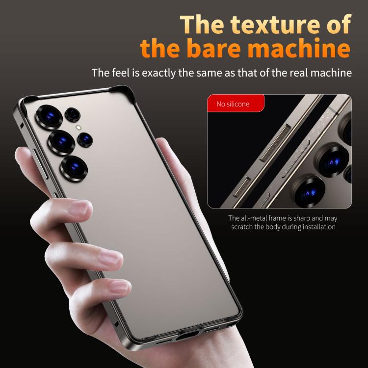 Custodia per telefono con cornice di raffreddamento antiurto a quattro angoli in metallo e silicone ibrido., For Samsung Galaxy S24+ 5G, For Samsung Galaxy S24 5G