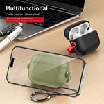 Cover protettiva in TPU per auricolari Music Boy con clip per cordino, For AirPods Pro 3
