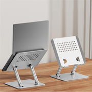 0031 For Laptop / Tablet Cooling Metal Support Adjustable Height Angle Desktop Stand, Basic Edition