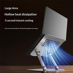 0031 For Laptop / Tablet Cooling Metal Support Adjustable Height Angle Desktop Stand, Basic Edition