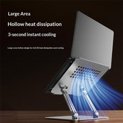 0031 For Laptop / Tablet Cooling Metal Support Adjustable Height Angle Desktop Stand, Basic Edition
