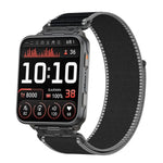 Cinturino per orologio Explorer con connettore in metallo e passante in nylon., For Garmin Venu X1
