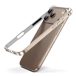 Custodia per telefono con cornice di raffreddamento antiurto a quattro angoli in metallo e silicone ibrido., For iPhone 17 Pro Max, For iPhone 17 Pro